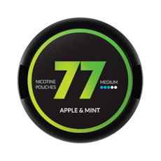 77 Nicotine Pouches Apple & Mint