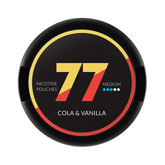 77 Nicotine Pouches Cola & Vanilla