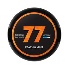 77 Nicotine Pouches Peach & Mint