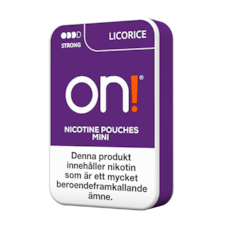 On! Licorice 6mg Mini Normal