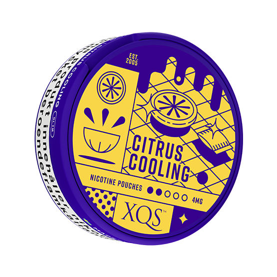 XQS Citrus Cooling Slim Normal Nicotine Pouches