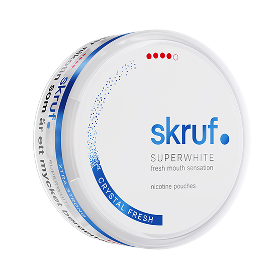 Skruf Superwhite Crystal Fresh Extra Stark