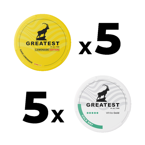 Greatest Lemonade & Cold Dry 16mg  5+5-pack