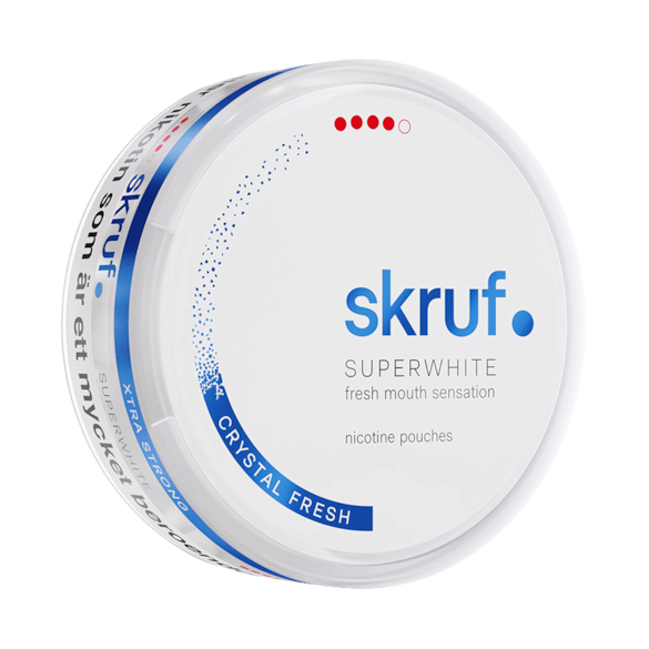 Skruf Superwhite Crystal Fresh Extra Stark