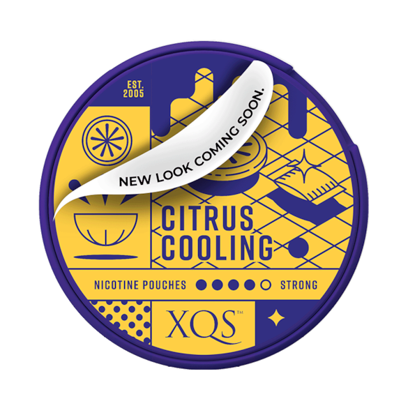 XQS Citrus Cooling Slim Extra Strong Nicotine Pouches
