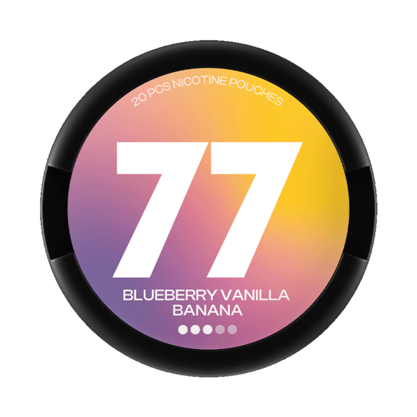 77 Nicotine Pouches Blueberry Vanilla Banana 3
