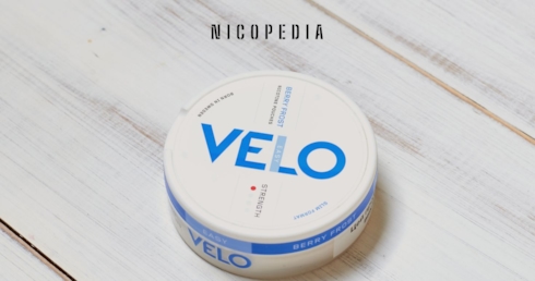 Eine Dose Velo Snus liegt auf einem Holzboden - passend zum Artikelthema Was ist Velo.