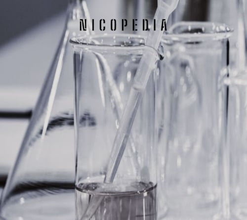Nikotin-Teströhrchen in einem Laboratorium