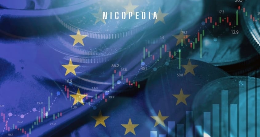 EU-Flagge um das Thema volkswirtschaftliche Kosten des Rauchens zu illustrieren