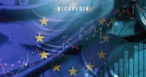 EU-Flagge um das Thema volkswirtschaftliche Kosten des Rauchens zu illustrieren