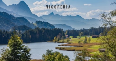 Landschaft um das Thema Nikotinbeutel Unterschiede zwischen Stadt und Land zu illustrieren