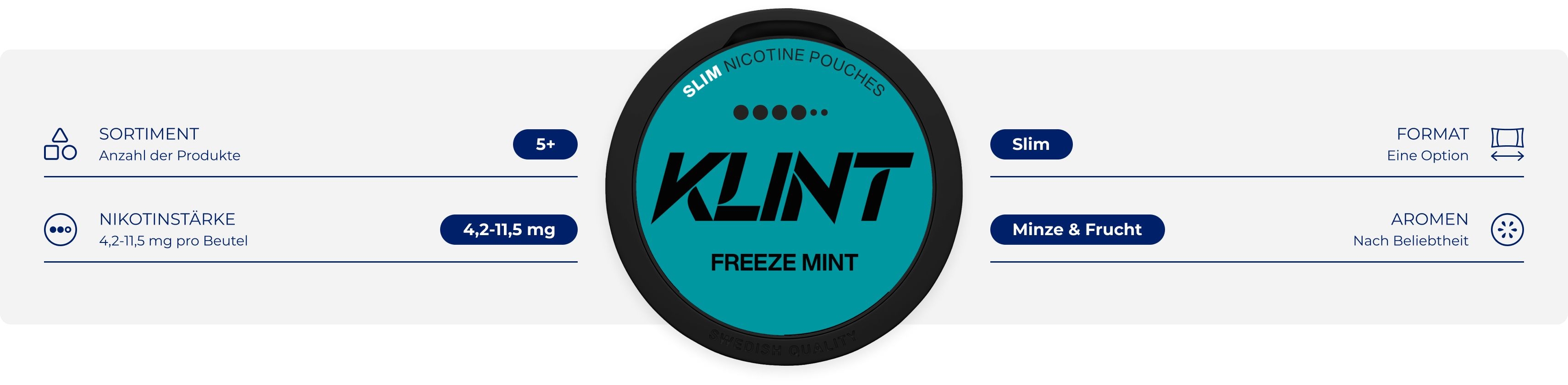 KLINT Snus Marken Produktdetails