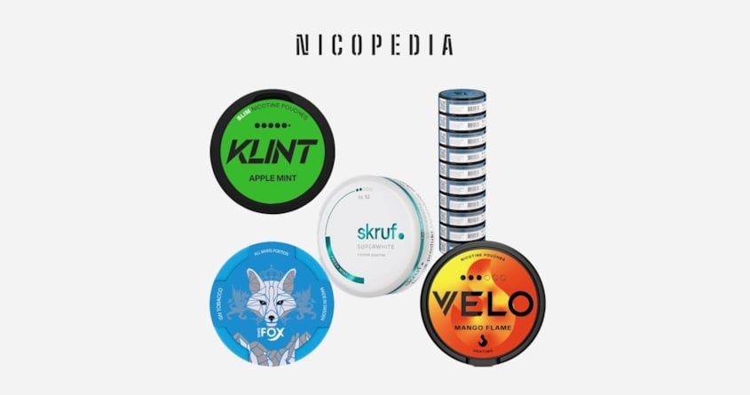 Verschiedene Dosen Nikotinbeutel.