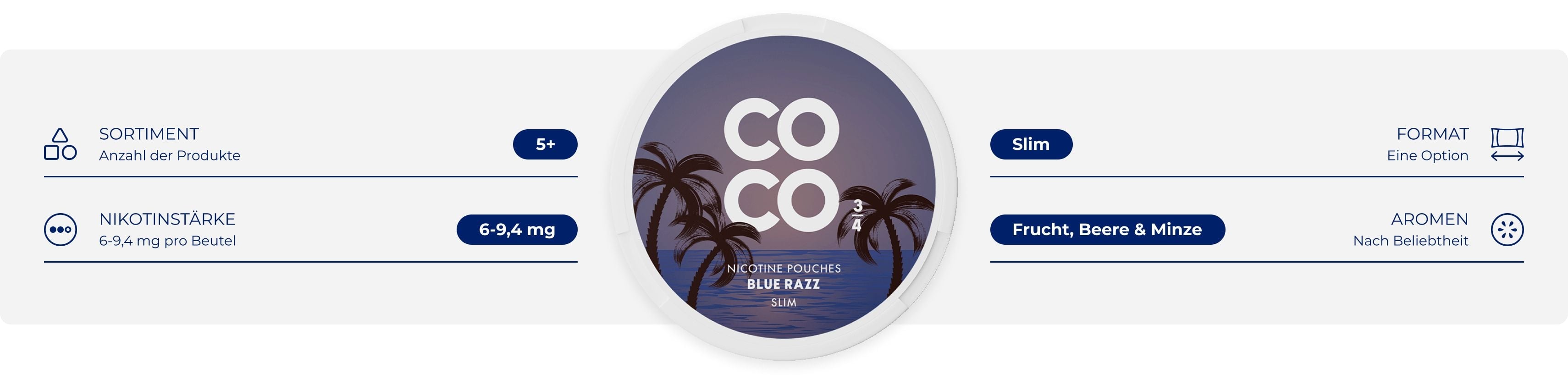 COCO Snus Marken details