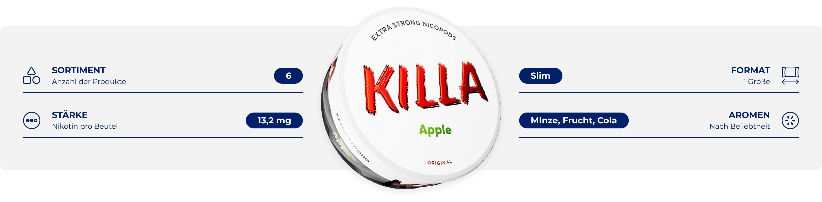 KILLA Snus Produktdetails