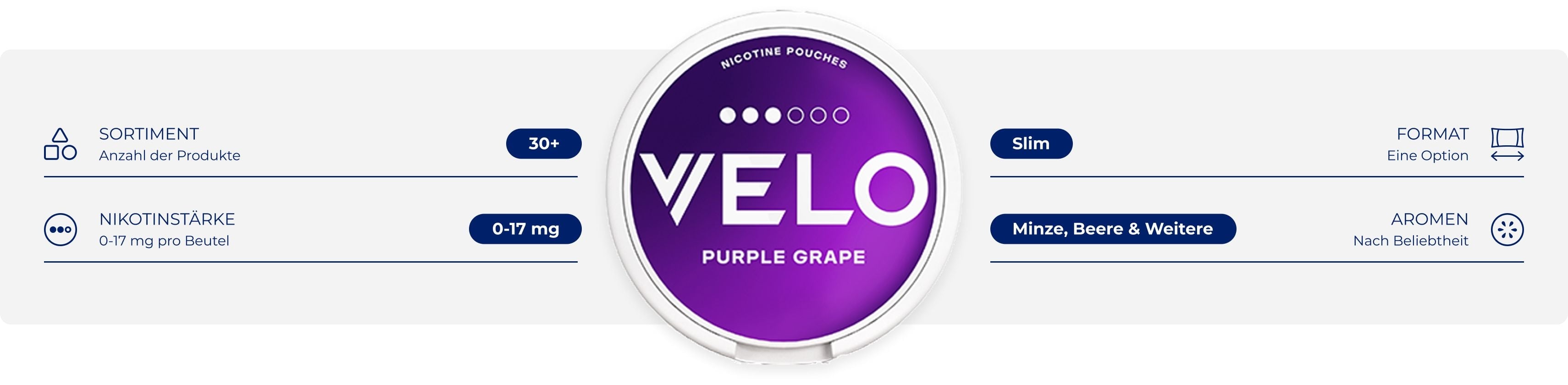 Velo Slim Produkte
