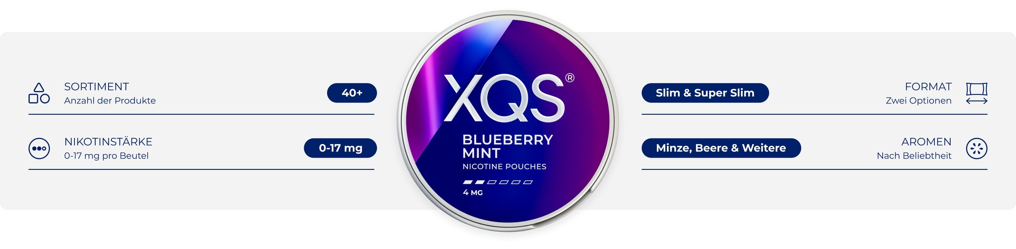 XQS Snus Marken Produktdetails