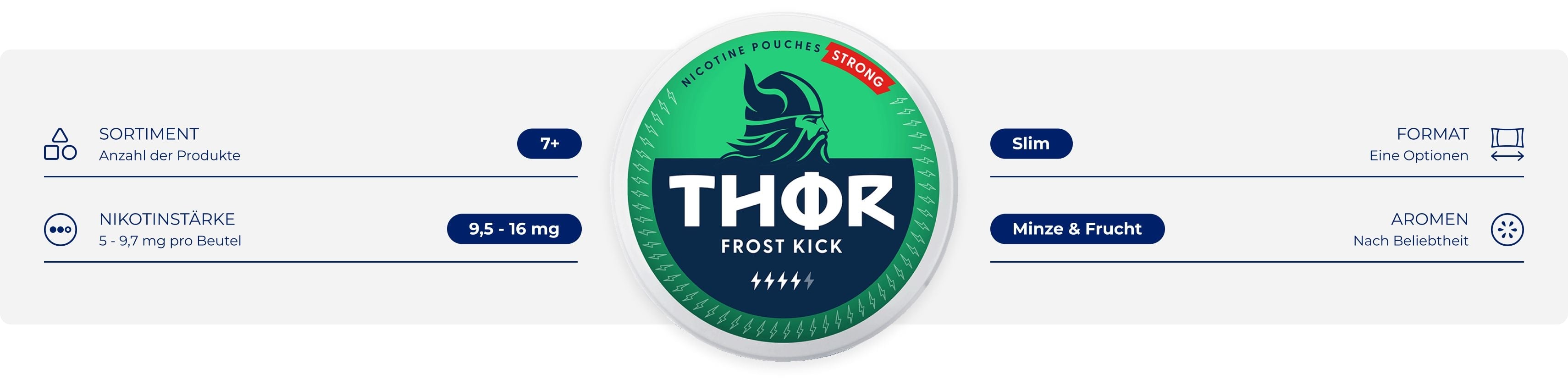 Thor Marken und Produkt Details Banner