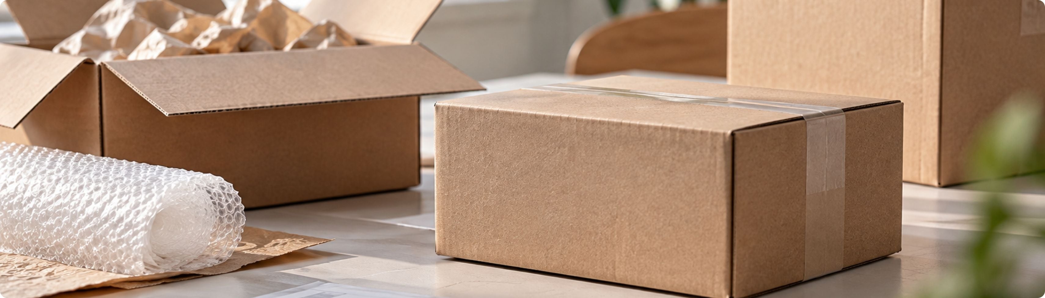 Kartons und Verpackung