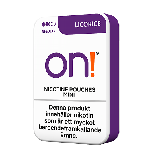 On! Licorice 3mg Mini Light