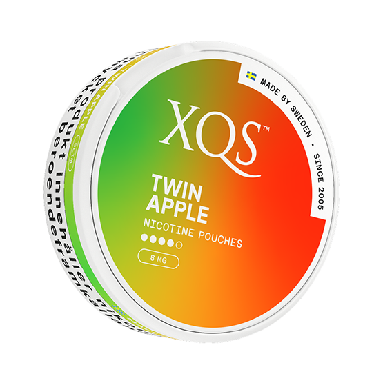 XQS Twin Apple Slim Extra Stark Nikotinbeutel