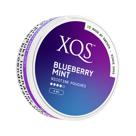 XQS Blueberry Mint Slim Stark Nicotine Pouches