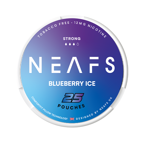 Neafs Nicotine Pouches Blueberry Ice (€3.79/st) Slim Extra Strong