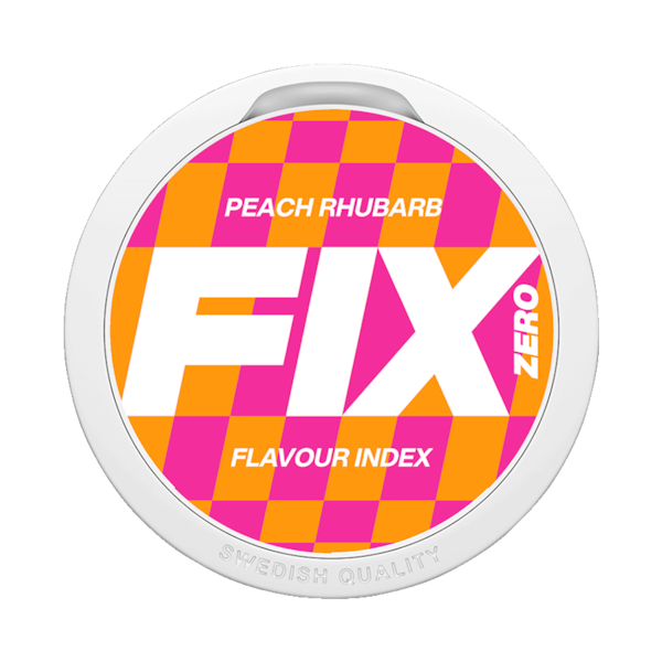 Fix Peach Rhubarb (€2.49/st) Slim Nicotine Free