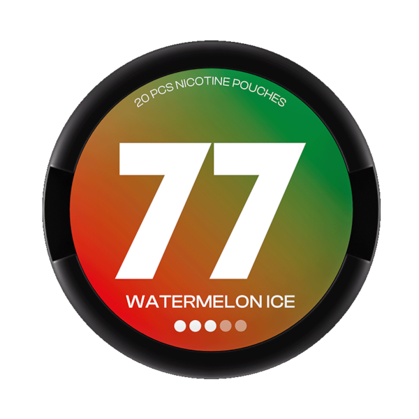 77 Nicotine Pouches Watermelon Ice (€3.69/st) Slim Extra Strong