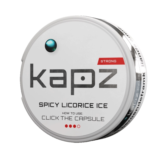 Kapz Spicy Licorice (€3.69/st) Mini Strong