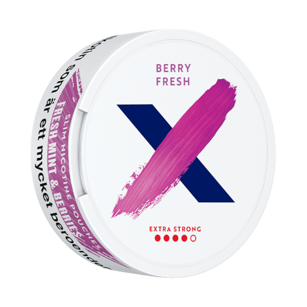 X All White Berry Fresh (€3.37/st) Slim Extra Strong