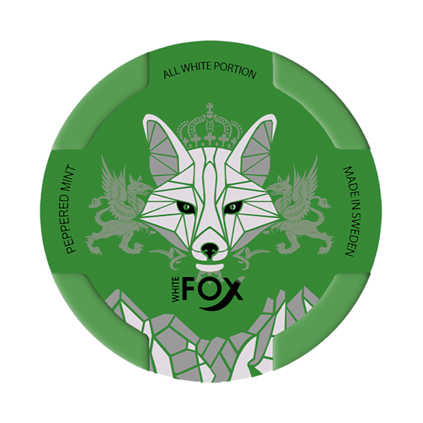 White Fox Peppered Mint (€3.37/st) Slim Ultra Strong