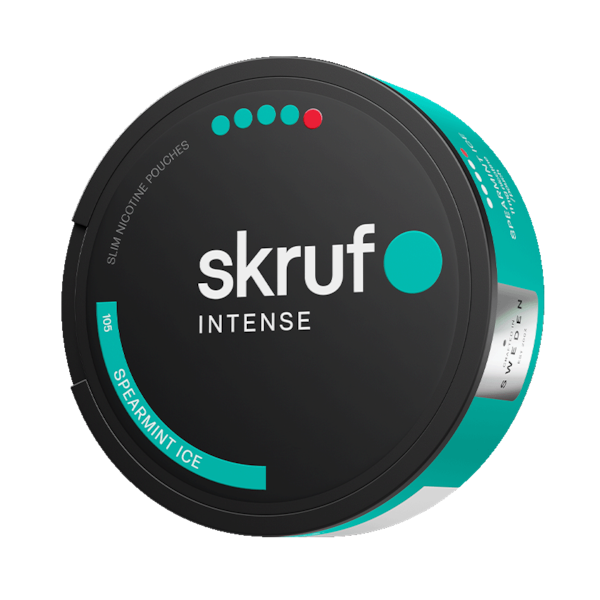 Skruf Intense Spearmint (€3.49/st) Slim Extra Strong