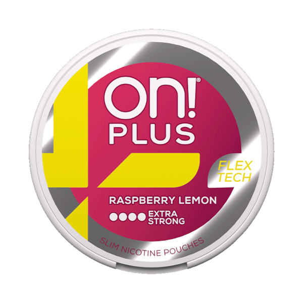 On Plus Raspberry (€3.49/st) Slim Extra Strong