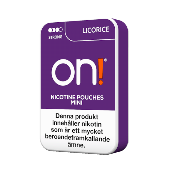 On! Licorice 6mg Mini Normal