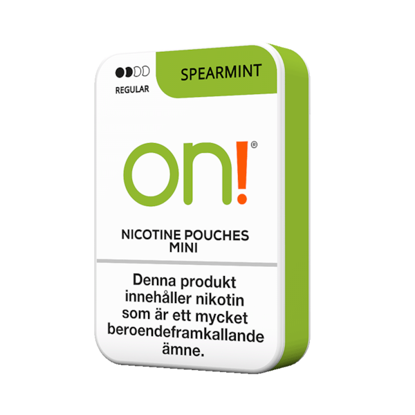 On Spearmint Mini (€3.49/st) Mini Less Intense