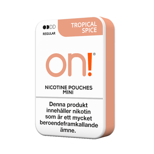 On Tropical Spice (€3.49/st) Mini Less Intense