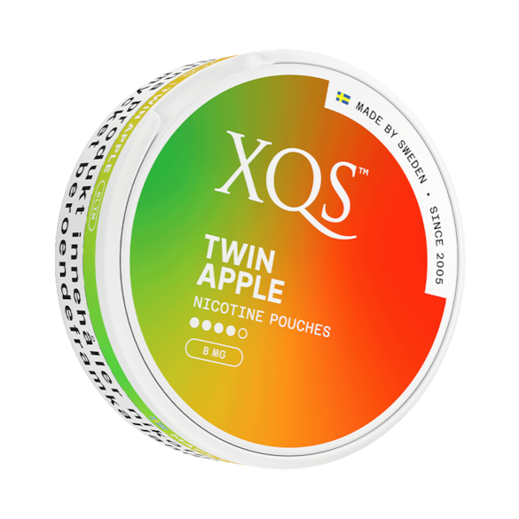 XQS Twin Apple Slim Extra Stark Nikotinbeutel