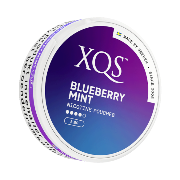XQS Blueberry Mint Slim Stark Nicotine Pouches