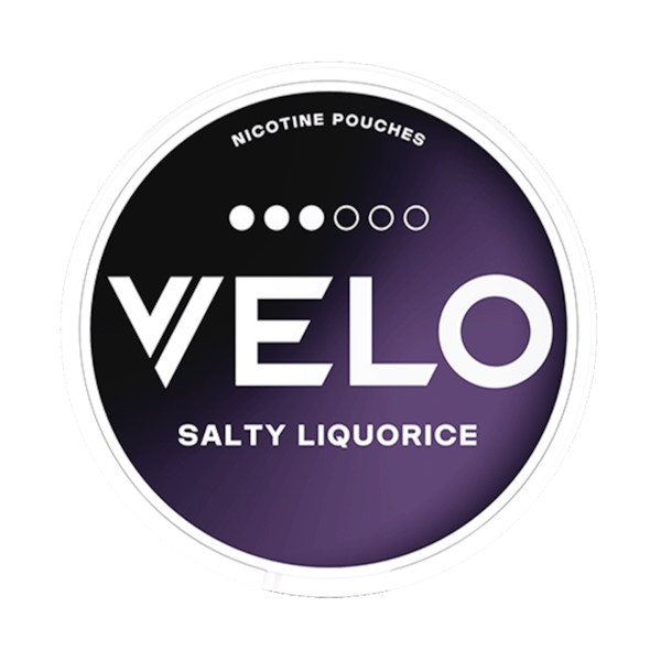 Velo Salty Liquorice (€3.67/st) Slim Extra Strong