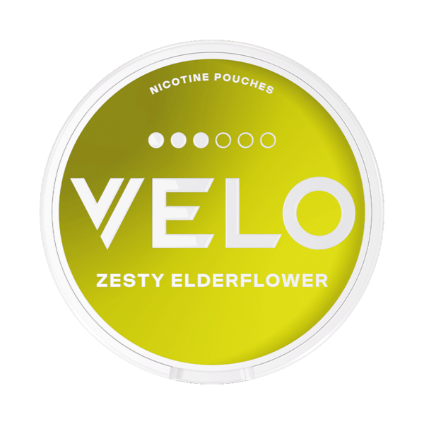 Velo Zesty Elderflower (€3.37/st) Slim Extra Strong