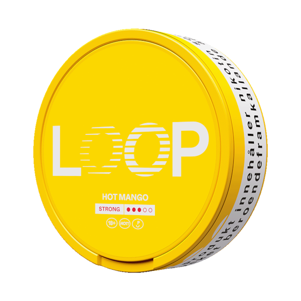 Loop Hot Mango (€3.37/st) Slim Extra Strong