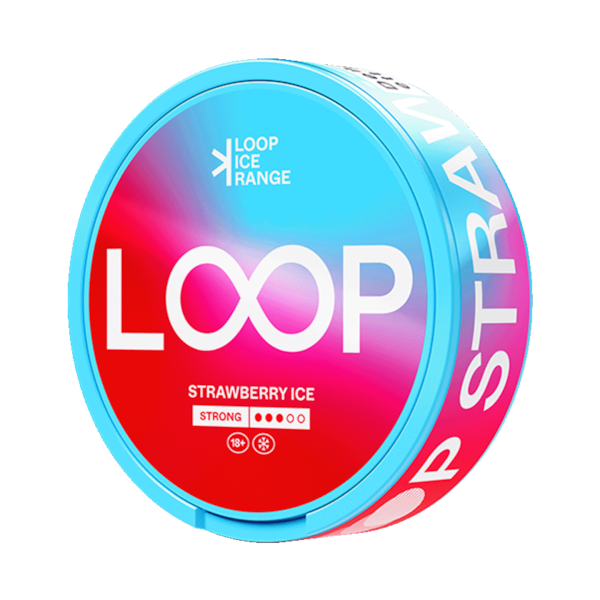 Loop Strawberry Ice (€3.37/st) Slim Extra Strong