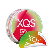 XQS Twin Apple Slim Extra Stark Nikotinbeutel