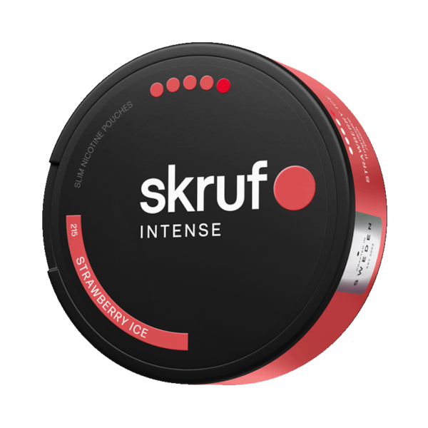 Skruf Intense Strawberry (€3.49/st) Slim Extra Strong