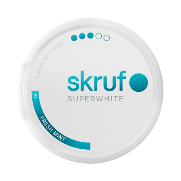 Skruf Super White Fresh (€3.37/st) Slim Strong
