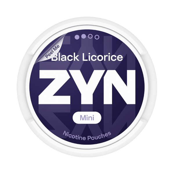 Zyn Black Licorice (€2.99/st) Mini Less Intense