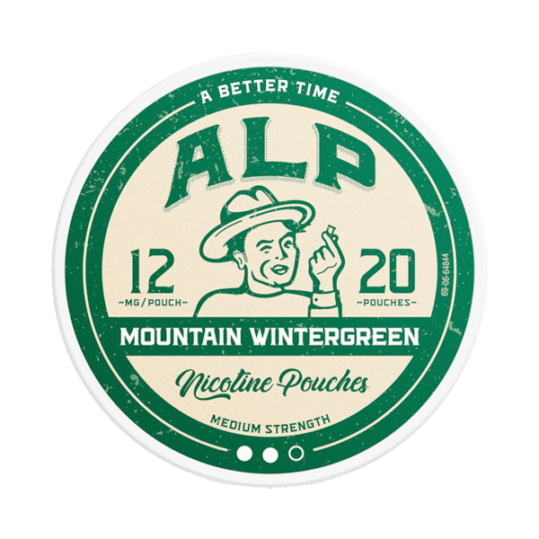 Alp Mountain Wintergreen (€3.69/st) Slim Extra Strong