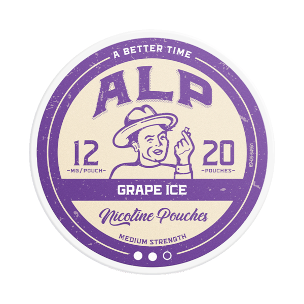Alp Grape Ice (€3.69/st) Slim Extra Strong