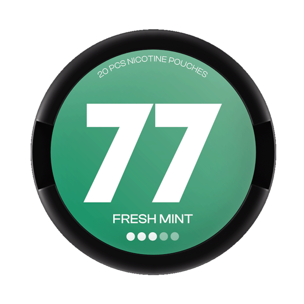 77 Nicotine Pouches Fresh Mint (€3.69/st) Slim Extra Strong